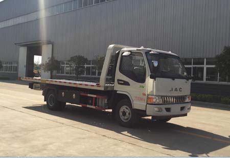 江淮駿鈴黃牌一拖二平板清障車(chē)專(zhuān)威牌HTW5080TQZPJH清障車(chē)