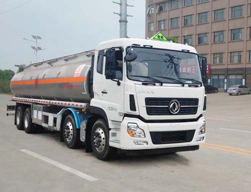 東風(fēng)天龍四軸鋁合金運(yùn)油車(介質(zhì):柴油)25.6立方米